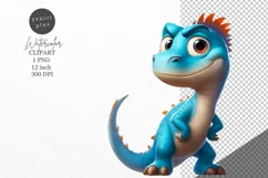 Dinosaur clipart, Dino clipart, Kids sublimation Product Image 1