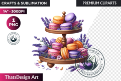 Lavender Clipart PNG, French Country Botanical sublimation Product Image 1