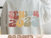 Senior 2023 SVG, Graduation SVG, Highschool SVG Product Image 7