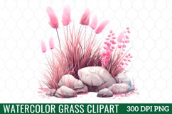 Watercolor Grass Clipart Product Image 1