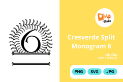 Cresverde Split Monogram Product Image 1