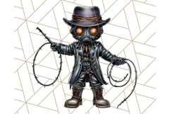 Spooky Carnival Characters Clipart PNG, Halloween Clipart Product Image 2