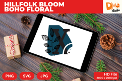 Hillfolk Bloom Boho Floral Monogram Product Image 1