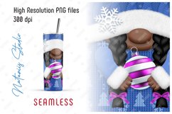 Cute Christmas Gnome - 20oz SKINNY TUMBLER. Product Image 2