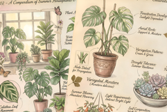 Summer Houseplants Junk Journal Pages Product Image 4