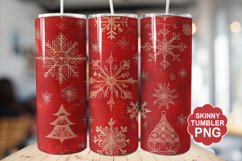 Christmas Red Tumbler | Christmas Tumbler Wrap Product Image 1