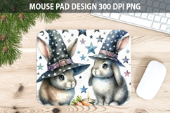 Watercolor Bunny Mouse Pad Sublimation - Animal PNG Product Image 1