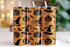 Halloween Pumpkin Tumbler Wrap | Sublimation | Tumblers Product Image 1