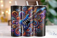Guitar Tumbler Wrap | Sublimation | Tumblers Product Image 1