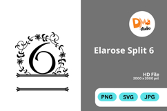 Elarose Split Monogram Product Image 1