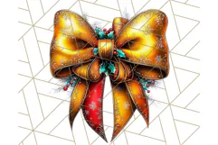 Bright Shiny Christmas Bows PNG Clipart, Winter Holiday Png Product Image 2