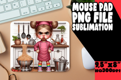 Radiant Desk Pad Sublimation Magic, Girl Grumpy Product Image 1