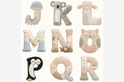 Soft Patchwork Baby Alphabet PNG Bundle Product Image 3