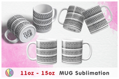 2 Adults Love Hidden Message Patterns - 11oz-15oz Bottom Mug Product Image 4