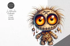 Halloween clipart, Voodoo doll, clipart, Autumn clipart Product Image 1