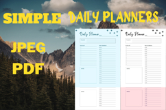 best simplest Daily planner freebie 57,free planners Product Image 3