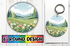 Playful Car Coasters Sublimation, Spring Product Image 1