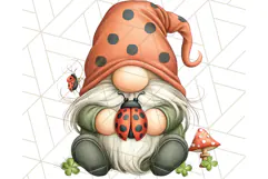 Summer Garden Gnomes Clipart PNG, Summer Country Gnomes Png Product Image 2