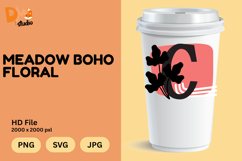 Meadow Boho Floral Monogram Product Image 1