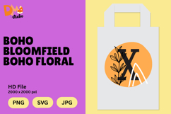 Boho Bloomfield Boho Floral Monogram Product Image 1