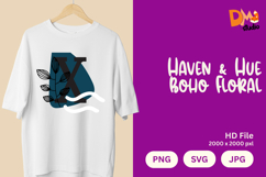 Haven &amp; Hue Boho Floral Monogram Product Image 1