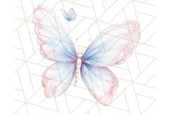 Pastel Blue Fairy Garden Clipart, Enchanted Cottagecore Png Product Image 2