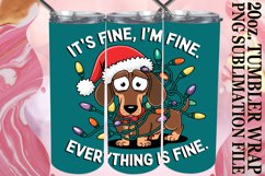 Joyful Reflections 20oz tumbler wrap, Xmas Product Image 1