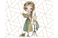 Cute Career Clipart Watercolor Professions Clip Art for Kids Product Image 2
