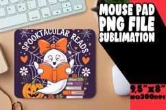 Luminous Desk Pad Designs Sublimation, Ghost Books Product Image 1