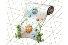 Princess Tea Party PNG Clipart with Teacups & Fancy Treats Product Image 2