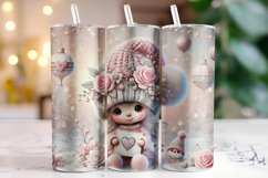 Christmas Doll Tumbler Wrap | Sublimation Product Image 1