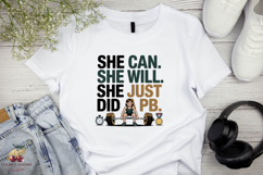27 Funny Gym Girl Quotes PNG Bundle Fitness Sublimation Product Image 4