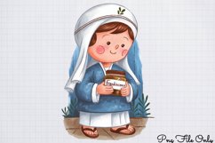 Cute Christmas Nativity Clipart PNG Product Image 1