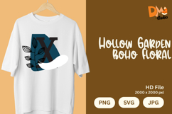 Hollow Garden Boho Floral Monogram Product Image 1