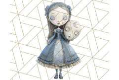 Creepy Dolls Clipart PNG Haunted Toy Characters Product Image 2