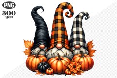 Halloween Gnomes Sublimation - Clipart PNG Design Product Image 1