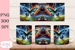 Magical butterfly mug wrap design for sublimation Product Image 2