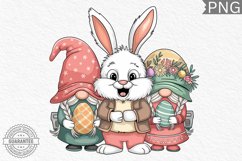 Easter Bunny Gnome Sublimation - Clipart PNG Bundle Product Image 7
