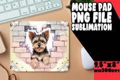RADIANT MOUSE MAT SUBLIMATION IDEAS, Cute Dog Product Image 1