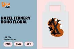 Hazel Fernery Boho Floral Monogram Product Image 1