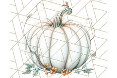 Fall Pumpkin Clipart PNG, Autumn Pumpkins, Jewel Tones Png Product Image 2
