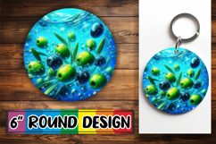 Radiant Round Designs for Gifts, 3D Fruits Product Image 1