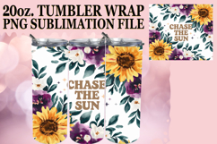 Joyful smiles 20oz tumbler wrap, Flower Quote Product Image 1