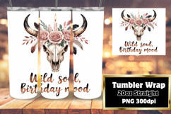 Versatile 20oz Tumbler Template , Girl Quote Product Image 1