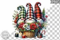Christmas Gnome Sublimation - Clipart PNG Bundle Product Image 10