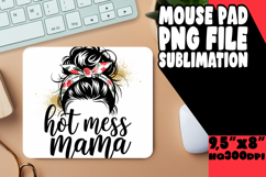 Blissful Mouse Mat Sublimation PNG, Mother's Day Product Image 1