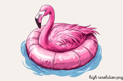 Pink Summer Sublimation Clipart PNG Product Image 1