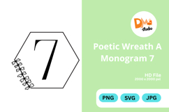 Poetic Wreath Monogram Logo Product Image 1