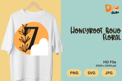 Honeyroot Boho Floral Monogram Product Image 1