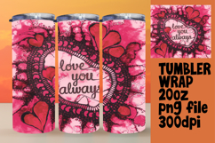 20oz Tumbler Template for Gifts , Love Product Image 1